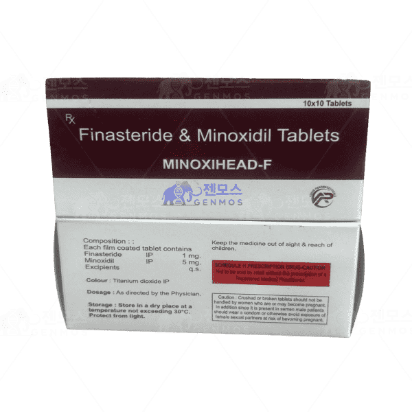 MINOXIHEAD-F (미녹시딜5mg+피나스테리드1mg) (100정)