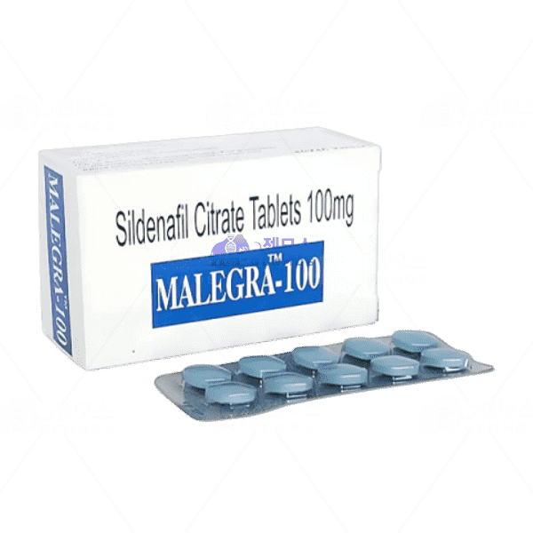 말레그라(비아그라 제네릭) Malegra 100mg (100정)