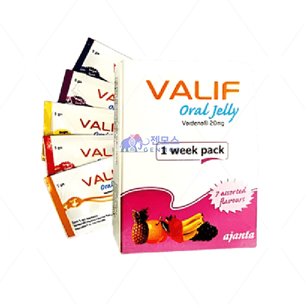 레비트라 제네릭 VALIF 오랄젤리 20mg (7pack)