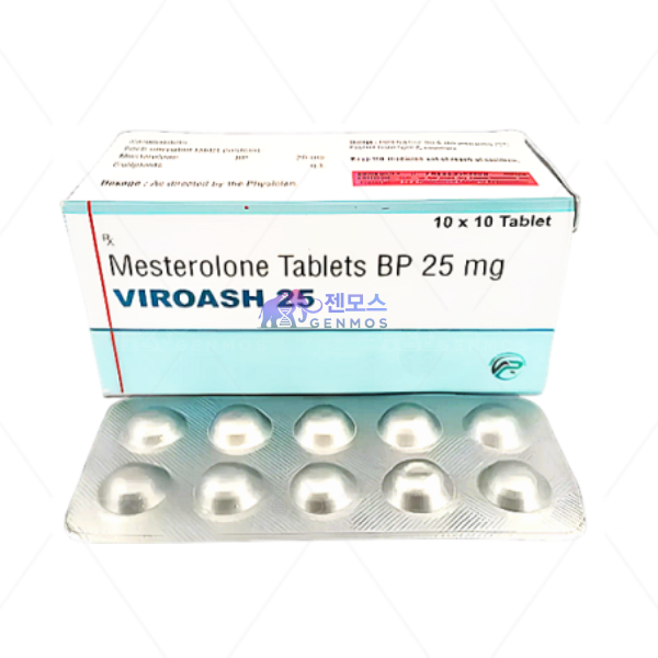 프로바이론(Mesterolone) Viroash 25mg (100정)