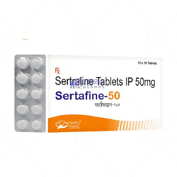 Sertafine 50mg (설트랄린) 100정