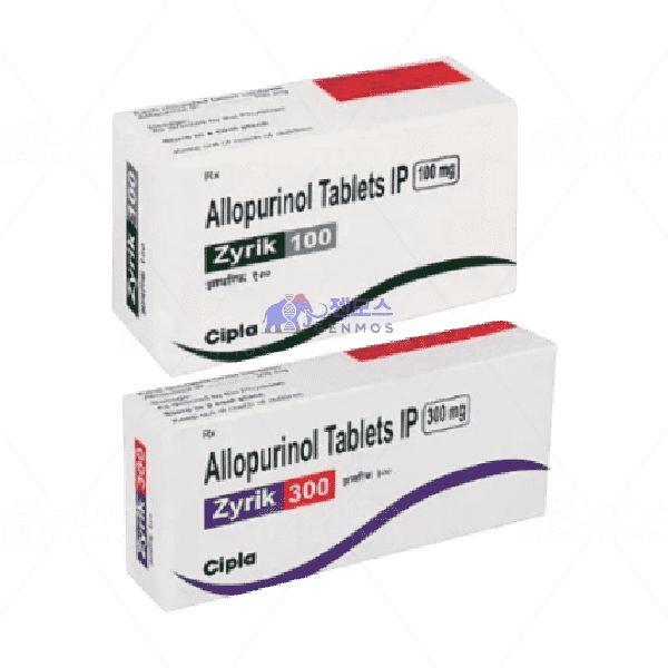 알로푸리놀 100/300mg Zyrik (100정)