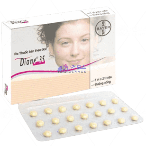 다이아나 35 ( 시프로테론 + 에치닐에스트라디올 Cyproterone + Ethinyl Estradiol 2mg + 0.035mg )