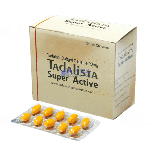 타달리스타 슈퍼 액티브 (캡슐형 타다라필 20mg)