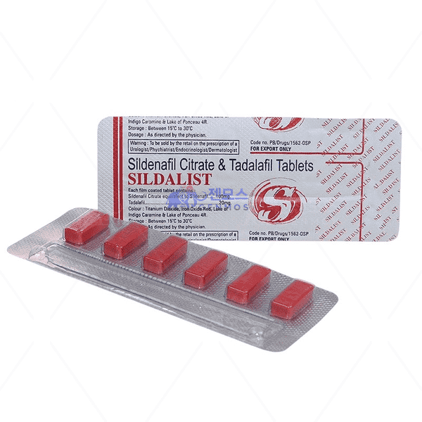 시달리스트 (실데나필 100mg + 타다라필 20mg)