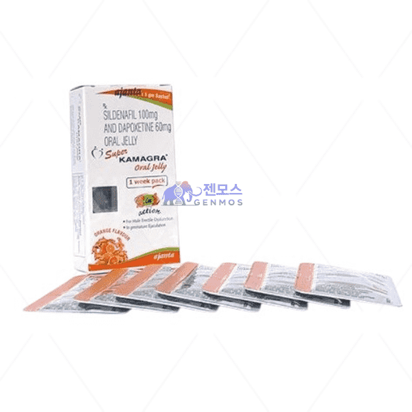 슈퍼 카마그라 오랄젤리 (실데나필 100MG + 다폭세틴 60MG)