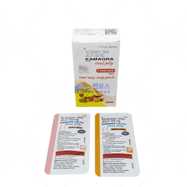 카마그라 오랄 젤리 과일맛 II (실데나필 100mg, 짜먹는 젤리형)