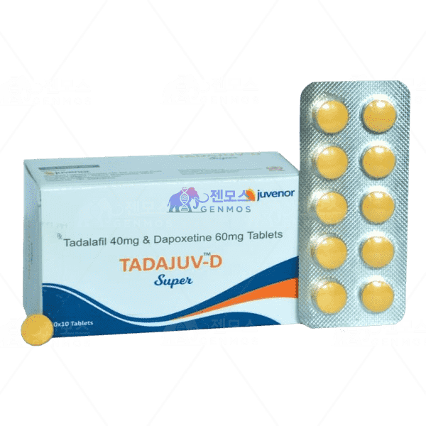타다주브 D SUPER (타다라필 40mg + 다폭세틴 60mg)