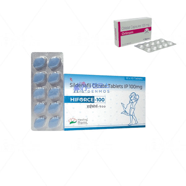 하이포스100+올리놈 30정 (실데나필 100mg + 올리스타트 120mg)