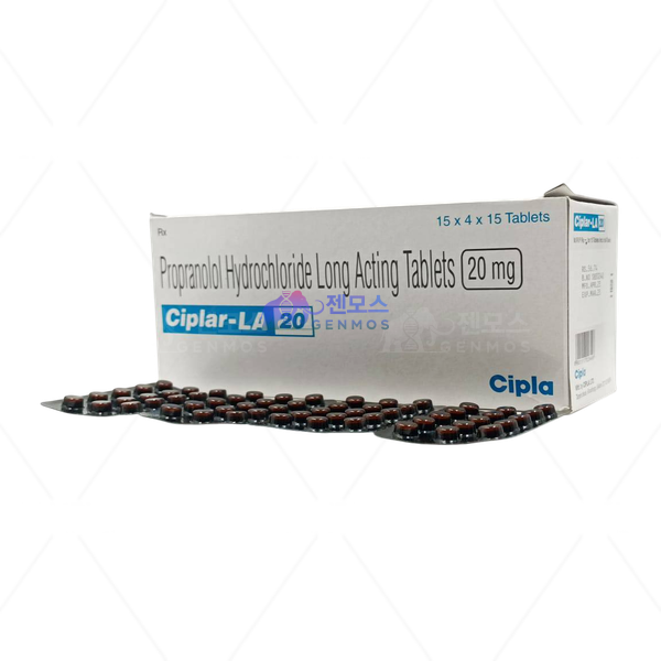 Ciplar LA 20mg (Propranolol Hydrochloride Long Acting 20mg)