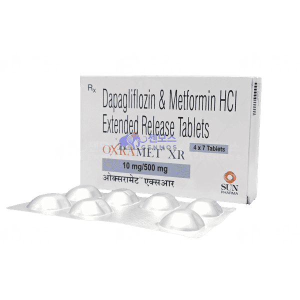 [포시가정] 옥스라메트 XR 500 (Dapagliflozin 10mg + Metformin 500mg)