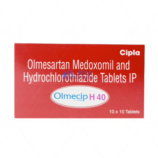 olmecip h 40 (올메사르탄 메독소밀 40mg + 하이드로클로로티아시드 12.5mg)