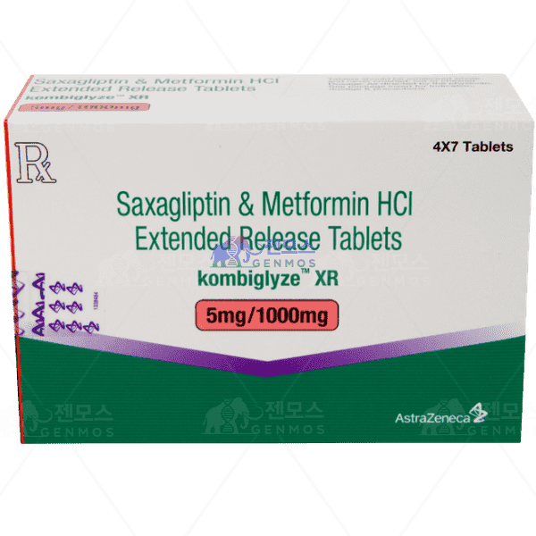 kombiglyze Xr 1000 (삭사글립틴 5mg + 메트포르민 염산염 1000mg)
