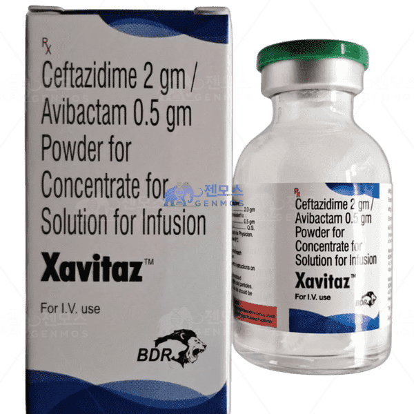 XAVITAZ (세프타지딤 2mg + 아비박탐 0.5mg)