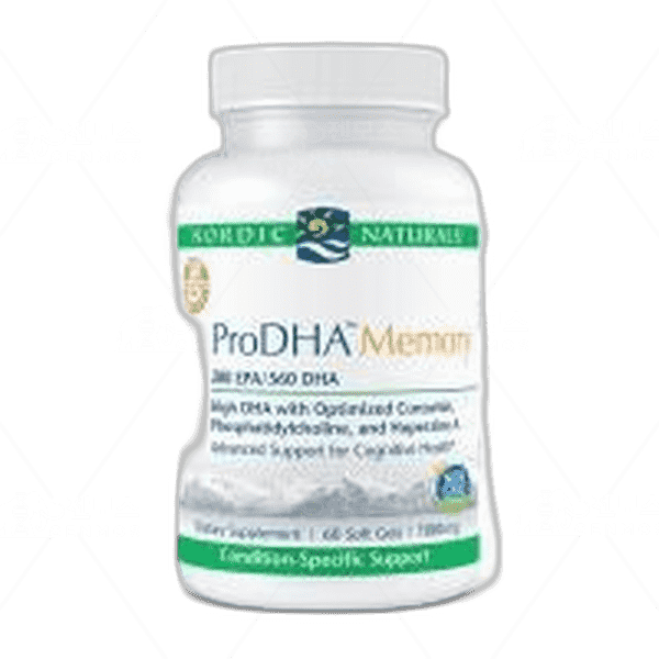 [[Nordic Naturals]] 프로DHA 메모리 1000 mg DHA 570/EPA 260, 60 소프트젤