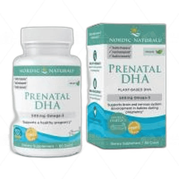 [[Nordic Naturals]] 비건 프리네이탈 DHA 500 mg, 60 소프트젤