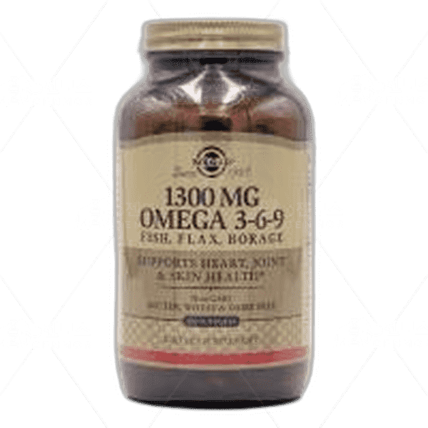 [[Solgar]] 1300 mg 오메가 3-6-9 피쉬 플랙스 보라지, 120 소프트젤
