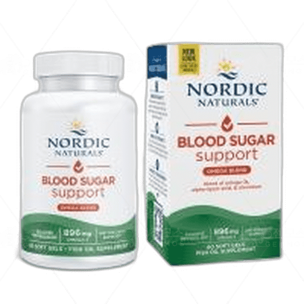 [[Nordic Naturals]] 블러드 슈가 서포트 오메가 블렌드 896 mg EPA 455/DHA 315, 60 소프트젤