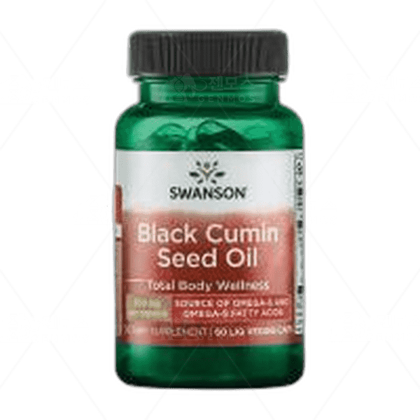 [[Swanson]] 블랙 커민 씨드 오일 500 mg, 60 리퀴드 베지캡슐