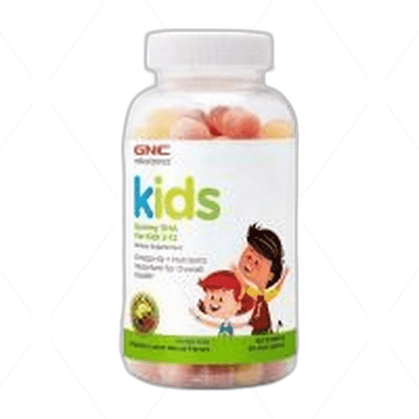 [[GNC]] 마일즈스톤 키즈 구미 DHA 라즈베리 레모네이드 맛, 120 구미
