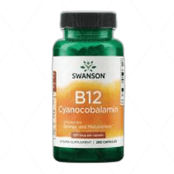 [[Swanson]] 비타민 B12 시아노코발라민 500 mcg, 250 캡슐