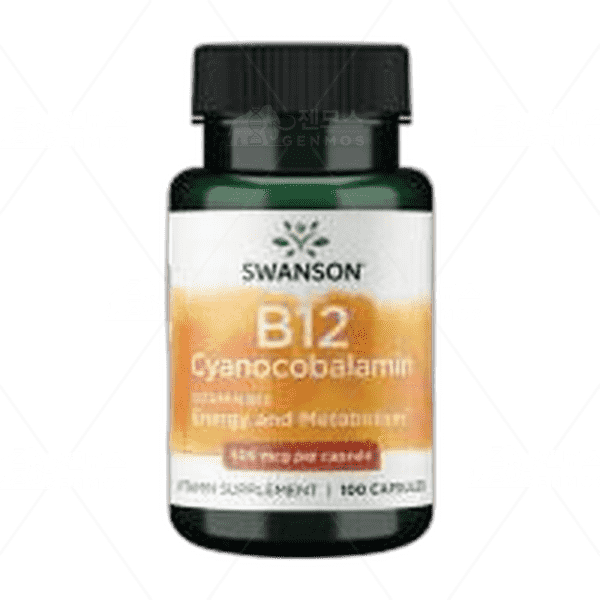 [[Swanson]] 비타민 B12 시아노코발라민 500 mcg, 100 캡슐