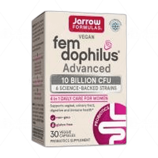 [[Jarrow Formulas]] 비건 펨 도피러스 어드밴스드 유산균 100억 CFU (냉장보관용), 30 베지캡슐