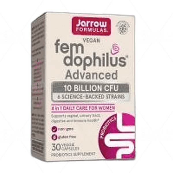 [[Jarrow Formulas]] 비건 펨 도피러스 어드밴스드 유산균 100억 CFU (상온보관용), 30 베지캡슐