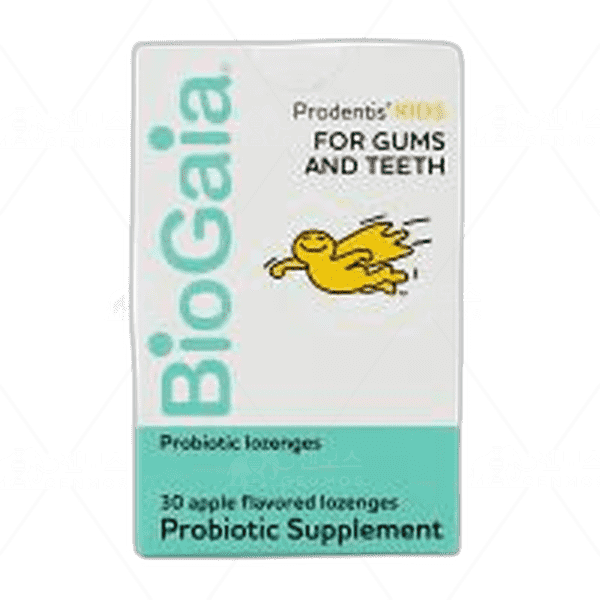 [[Biogaia]] 프로덴티스 키즈 포 검스 앤 티스 애플 맛, 30 로젠지