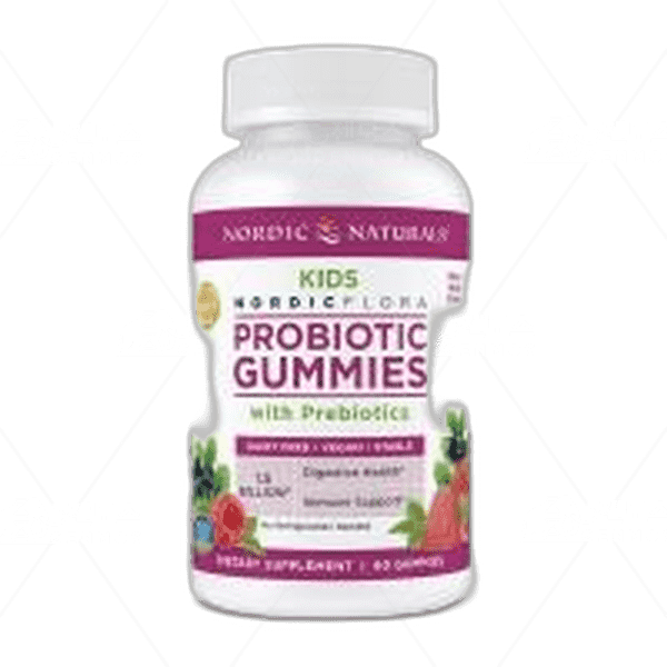 [[Nordic Naturals]] 키즈 노르딕 플로라 유산균 구미 위드 프리바이오틱 15억 메리 베리 펀치, 60 구미