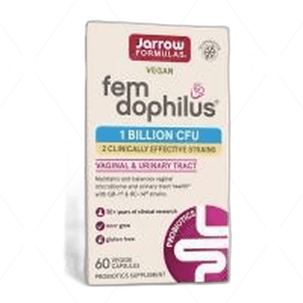 [[Jarrow Formulas]] 비건 펨 도피러스 유산균 10억 CFU (상온보관용), 60 베지캡슐