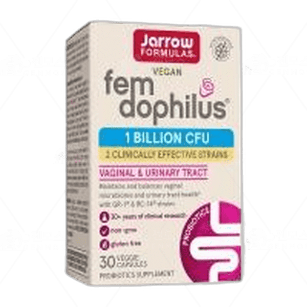 [[Jarrow Formulas]] 비건 펨 도피러스 유산균 10억 CFU (상온보관용), 30 베지캡슐