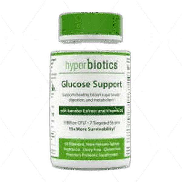[[Hyper Biotics]] 글루코스 서포트, 위드 바나바 잎 추출물 앤 비타민 D3, 50억 CFU 60 타임 릴리즈 타블렛