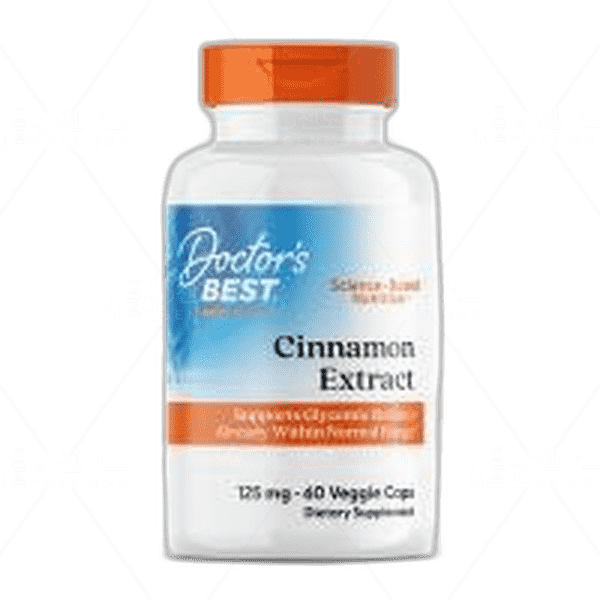 [[Doctor's Best]] 시나몬 추출물 위드 시눌린 PF 125 mg, 60 베지캡슐