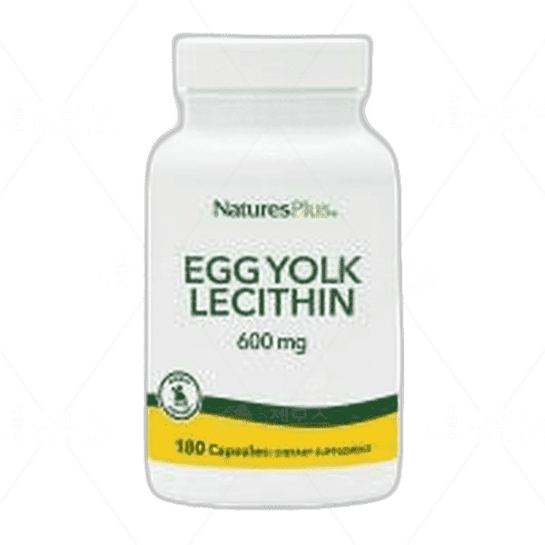 [[Natures Plus]] 에그 요크 레시틴 600 mg, 180 캡슐