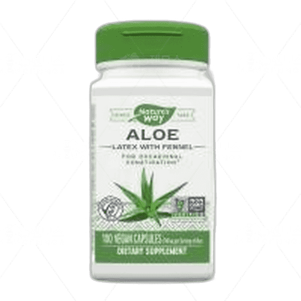 [[Nature's Way]] 알로에 라텍스 위드 페넬 140 mg, 100 베지캡슐