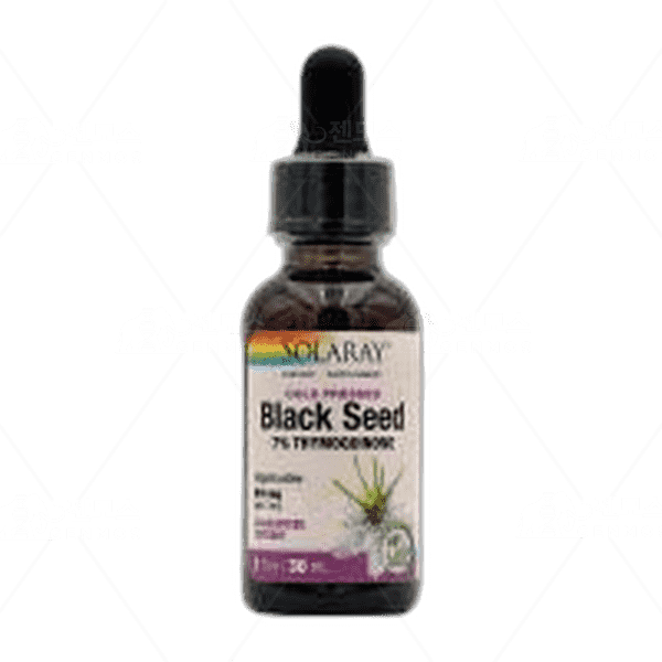 [[Solaray]] 콜드 프레스드 블랙 씨드 7% 티모퀴논 915 mg, 30 ml