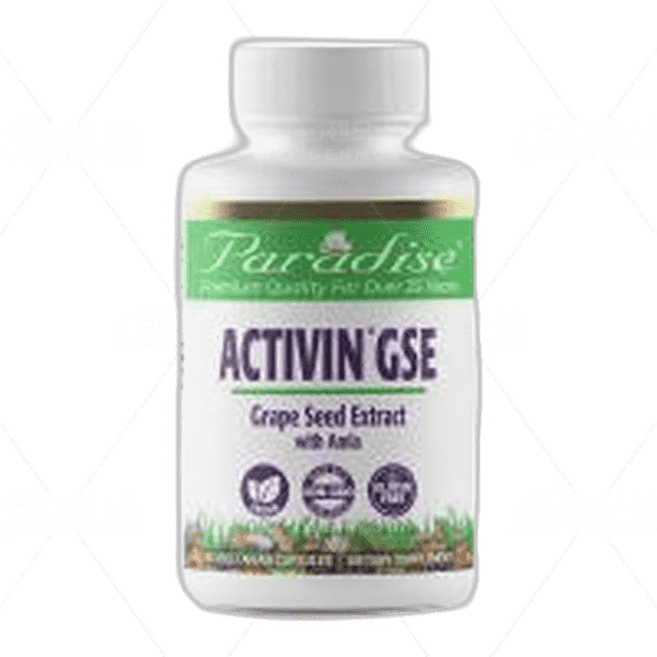 [[Paradise Herbs]] 액티빈 GSE (포도씨 추출물) 위드 암라, 90 베지캡슐