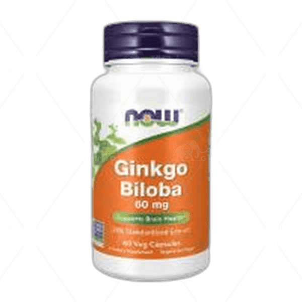 [[Now Foods]] 징코 빌로바 60 mg, 60 베지캡슐