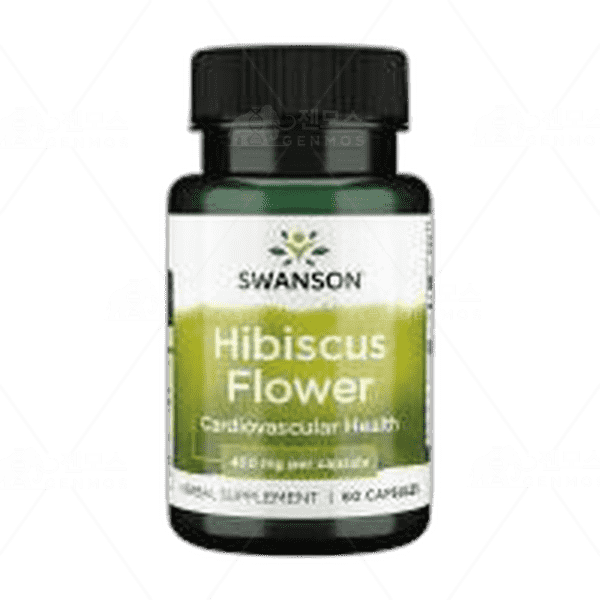 [[Swanson]] 히비스커스 플라워 400 mg, 60 캡슐