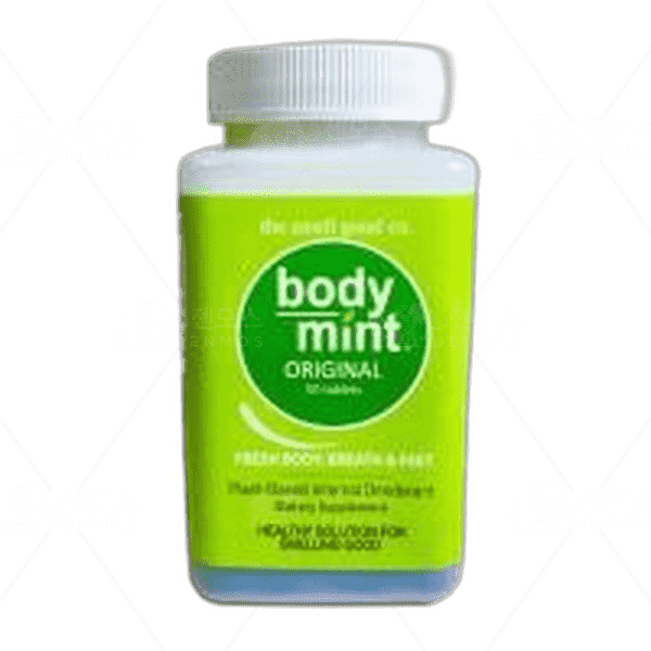 [[Body Mint]] 바디 민트 오리지널 식물성 인터널 데오드란트, 50 타블렛