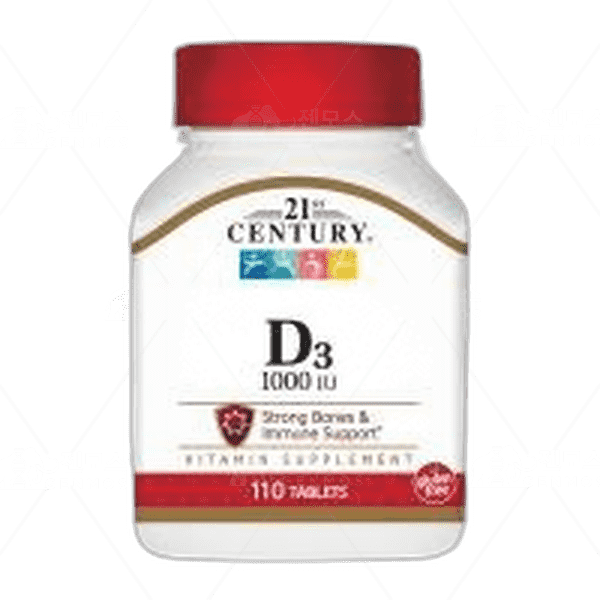 [[21st Century]] D3 25 mcg, 110 타블렛