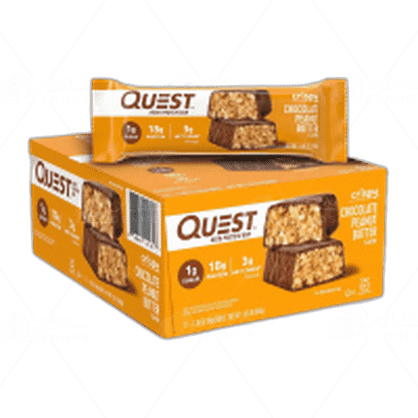 [[Quest Nutrition]] 히어로 프로틴 바 크리스피 초콜릿 피넛 버터 (12 개입), 1 세트