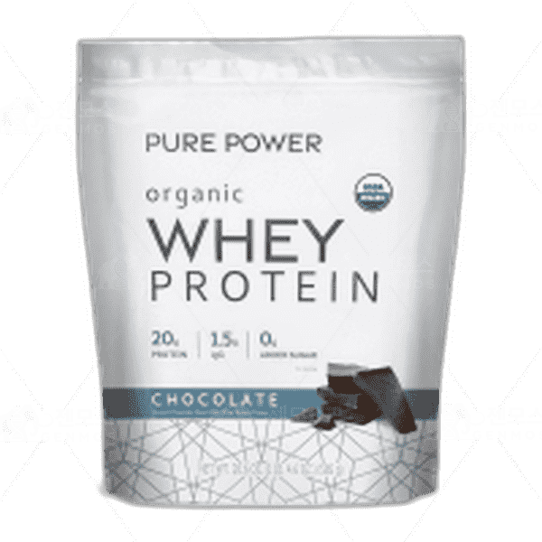 [[Dr. Mercola]] 퓨어 파워 오가닉 웨이 프로틴 파우더 초콜릿, 585 g
