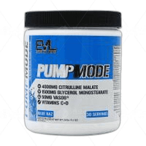 [[EVLution Nutrition]] 펌프모드 파우더 블루 라즈베리 30 서빙, 258 g