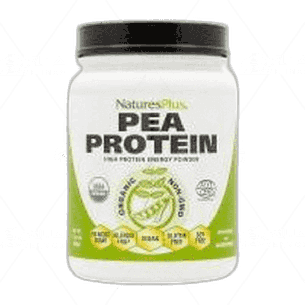 [[Natures Plus]] 오가닉 피 프로틴 하이 프로틴 에너지 파우더 무맛 앤 언스위트니드, 500 g