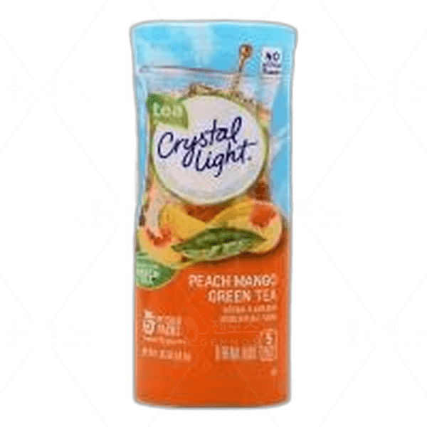 [[Crystal Light]] 피쳐 팩 드링크 믹스 피치 망고 그린 티, 5 패킷