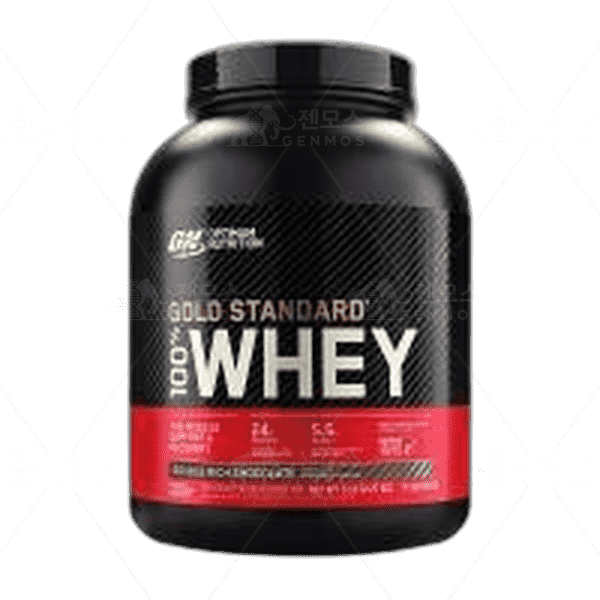 [[Optimum Nutrition]] 골드 스탠다드 100% 웨이 프로틴 파우더 드링크 믹스 더블 리치 초콜릿 74 서빙, 2.27 kg