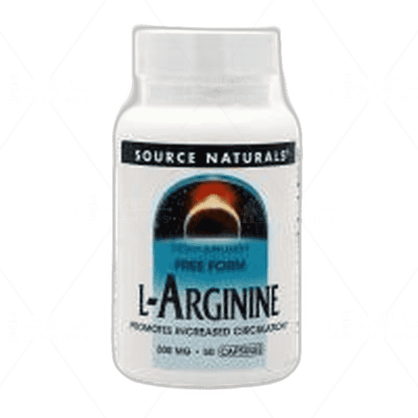 [[Source Naturals]] L-아르기닌 500 mg, 50 캡슐