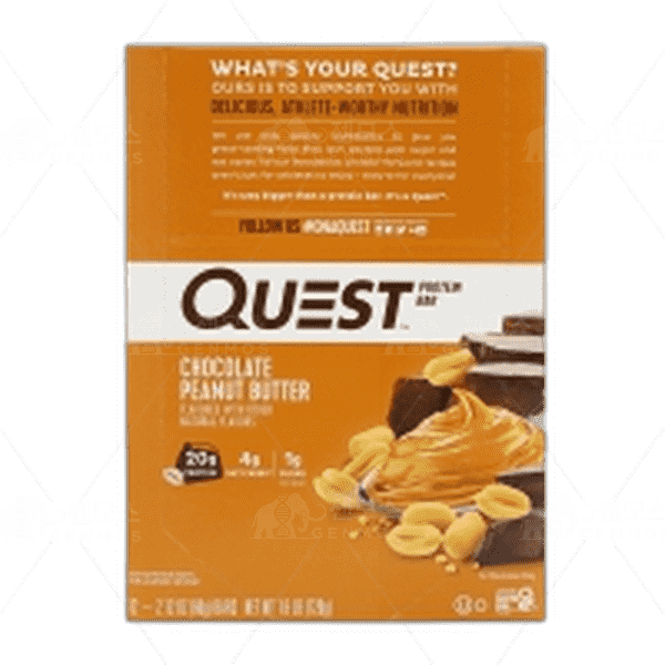 [[Quest Nutrition]] 퀘스트 바 프로틴 바 초콜릿 피넛 버터 (12 개입), 1 세트